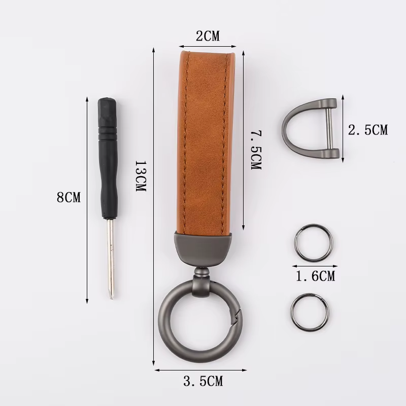 Porte-clés en cuir pour voiture, accessoires pour Skoda Octavia Fabia Rapid Superb Kodiaq Scala Karoq Citigo Kamiq Roomster Enyaq