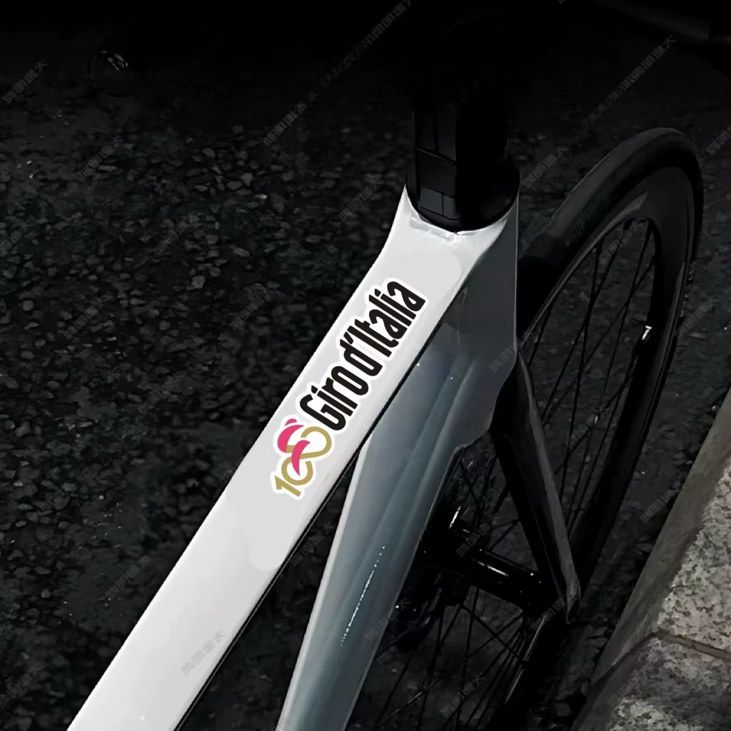 Autocollant décoratif long pour cadre de vélo de montagne