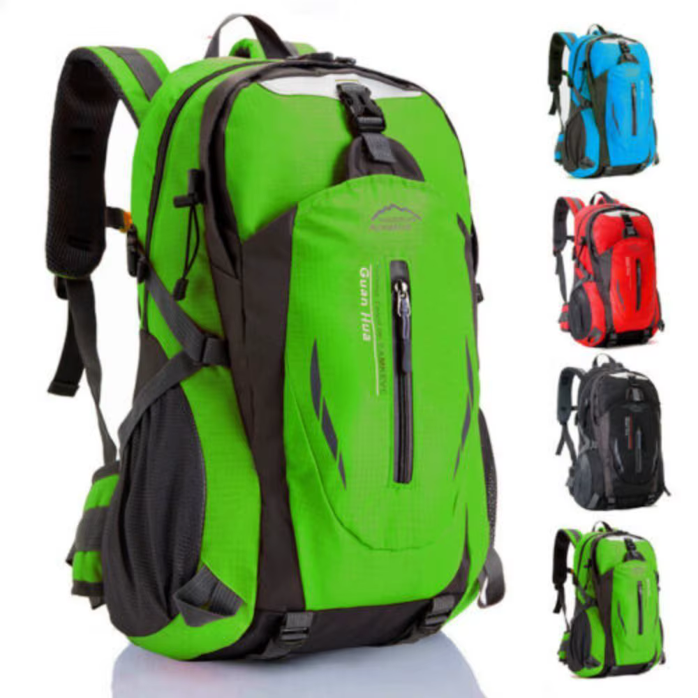 Grand Sac à Dos Étanche de 40l en Nylon Durable, pour Camping, Randonnée, Marche, Voyage en Plein Air