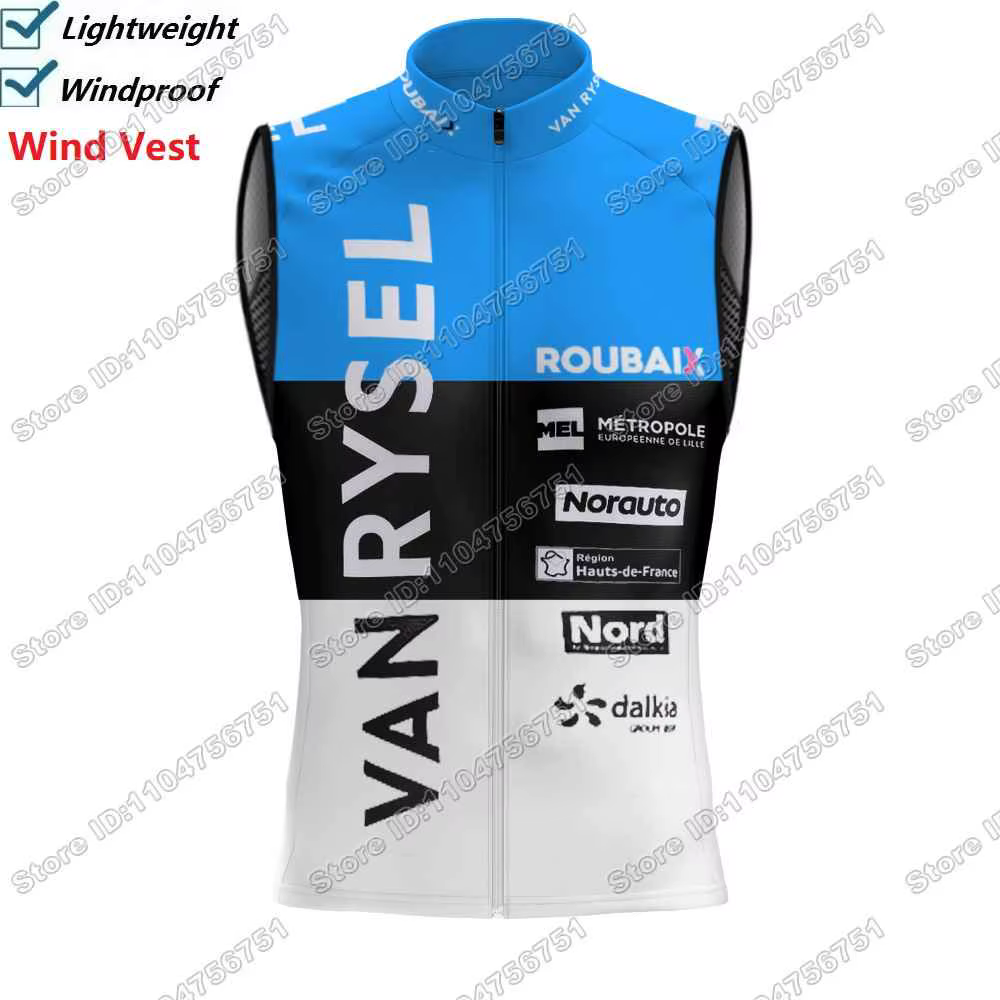 Gilet de cyclisme coupe-vent 2026 Rose Team Roubaix