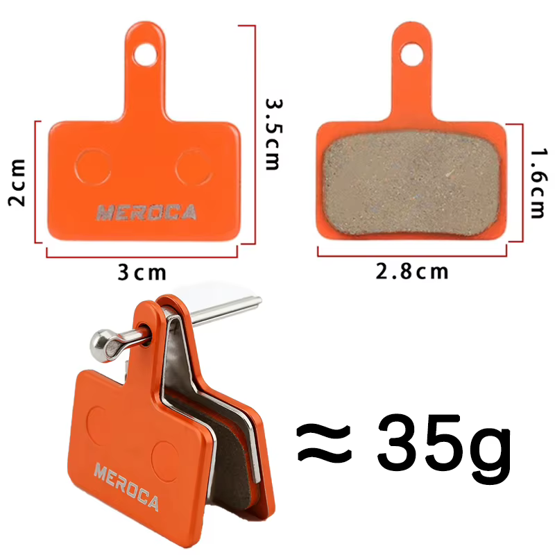 Plaquettes de frein à disque en résine pour Shimano B01s B05s MT200 M315 Mt410 M445 M446 M395 Mt400 M375 B03s Vélo de route VTT Plaquettes de frein