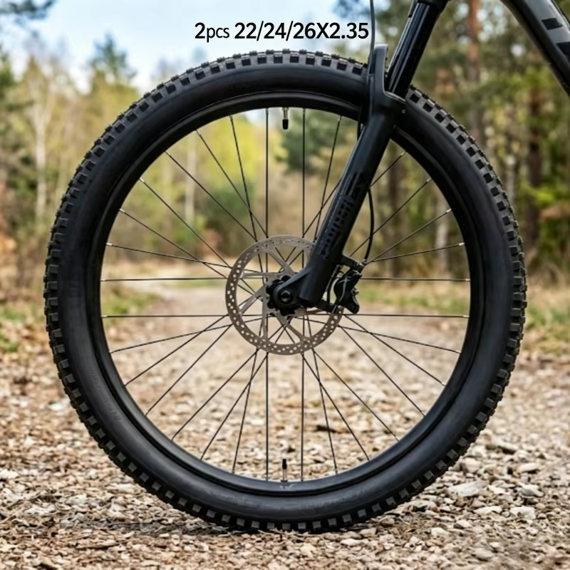2 pneus de vélo 26x2.35 24x2.35 22x2.35