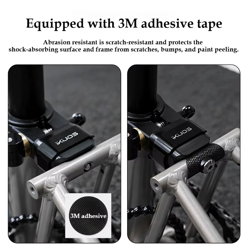 Amortisseur arrière sport confort en élastomère pour vélo pliant Brompton P Line T