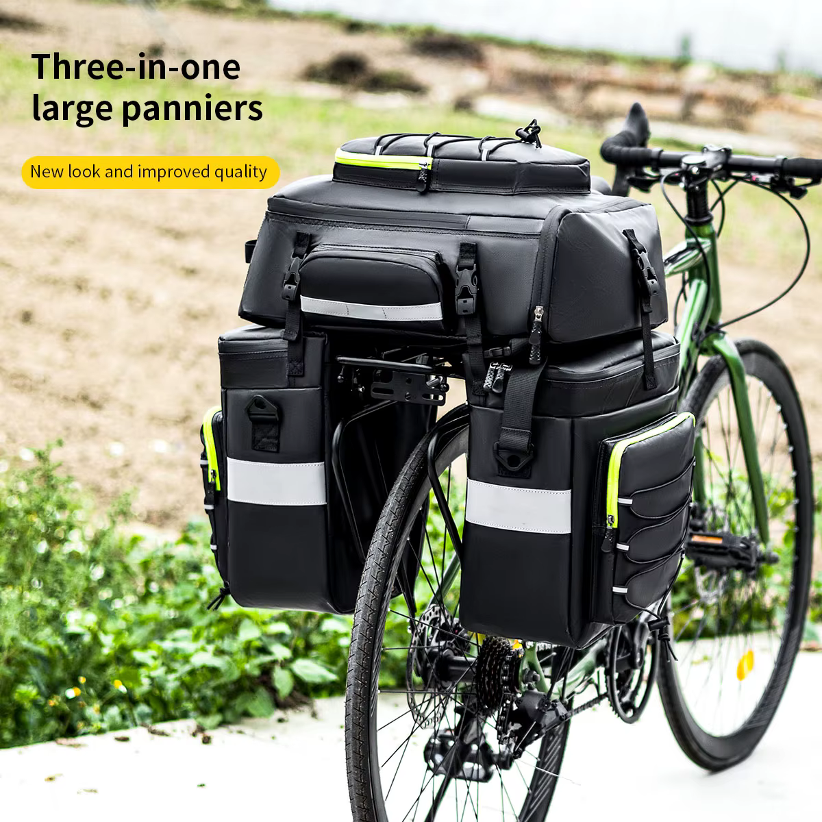 Sac de vélo Extra grande capacité Wagon étanche
