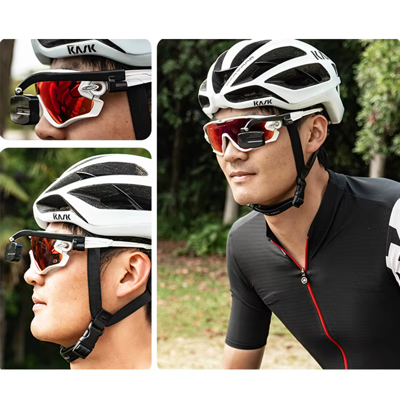 Miroir rétroviseur pour lunettes de cyclisme