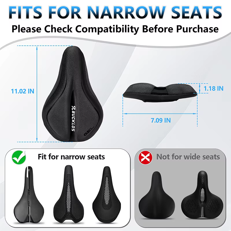 Housse de selle de vélo BUCKLOS en silicone