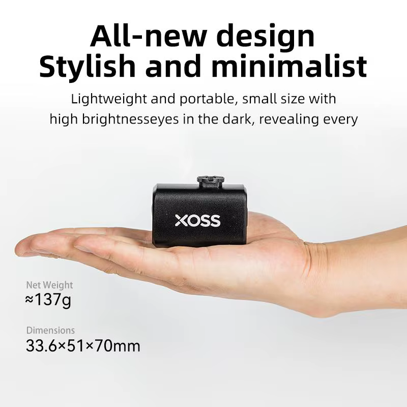 XOSS nouveau Haoyue Mini feu avant de vélo 1000 Lumens étanche en alliage d'aluminium Rechargeable