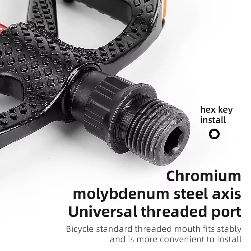 Pédales de vélo antidérapantes en alliage d'aluminium