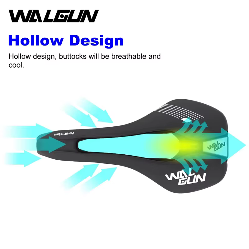 WALGUN WG762 selle wheelie vélo 142mm vtt ultraléger course hommes femmes siège professionnel TT Triathlon