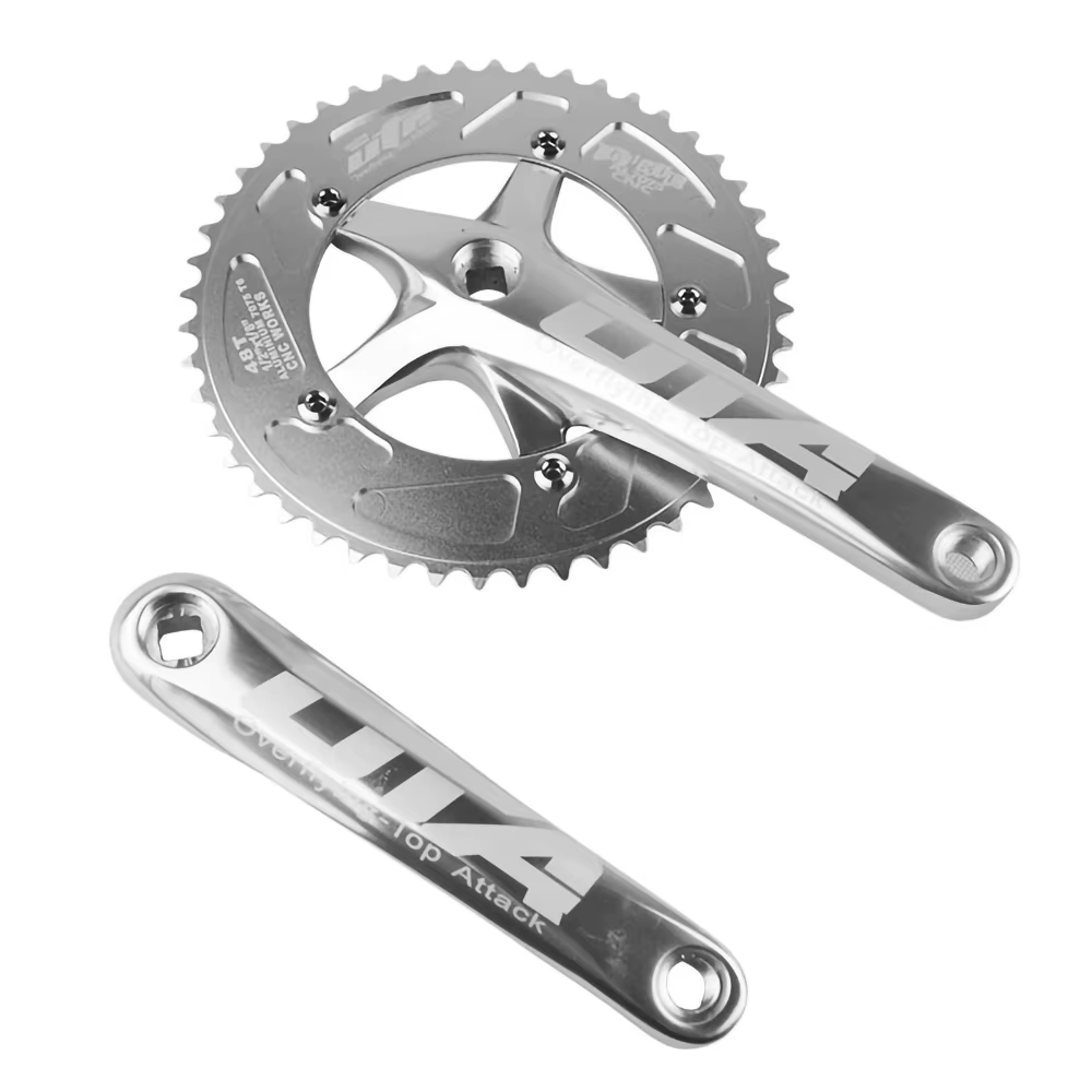 Pédalier de vélo de route en alliage d'aluminium CNC