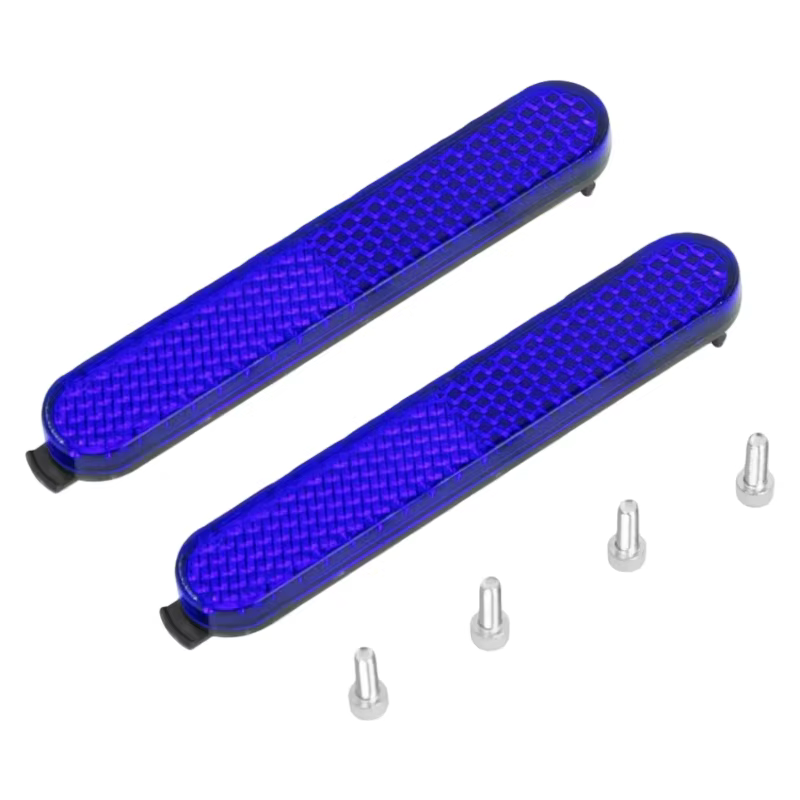 Couverture latérale décorative de scooter de style vis avec bandes réfléchissantes des deux côtés, adaptée au scooter électrique Xiaomi M365