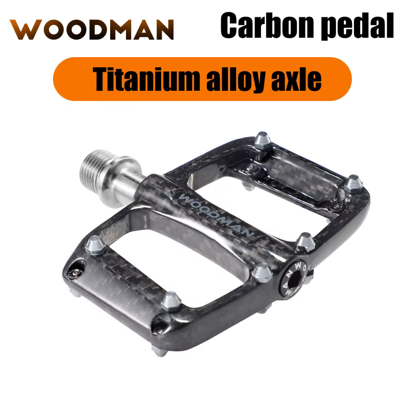 WOODMAN pédale de vélo corps en carbone