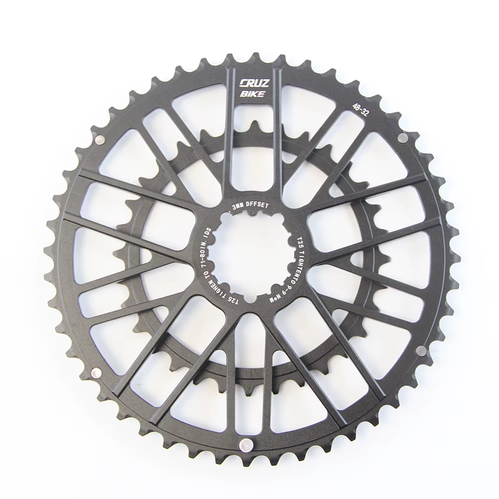 CRUZbike vélo de route 46-30/48-32T roue à chaîne Double plateau couronne