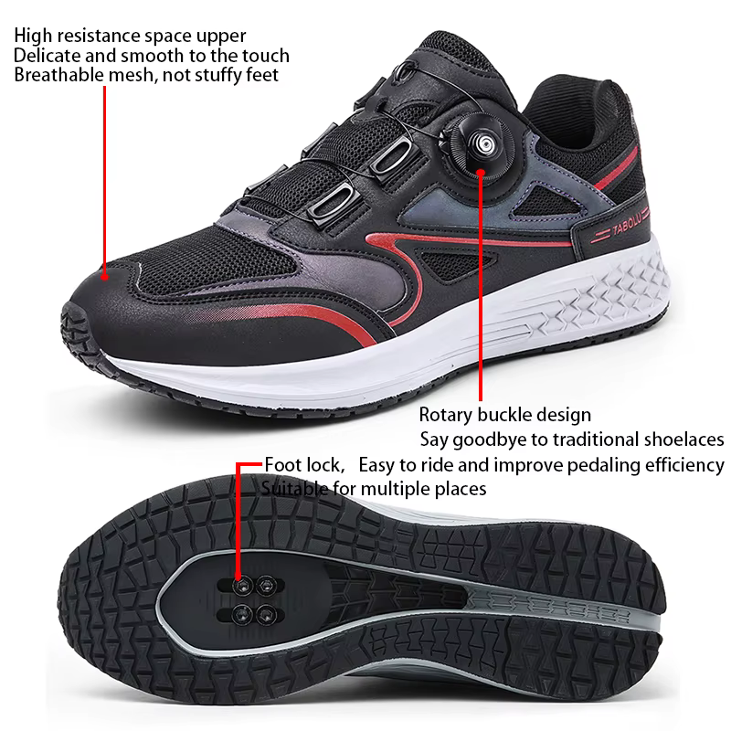 Chaussures de cyclisme vtt pour hommes