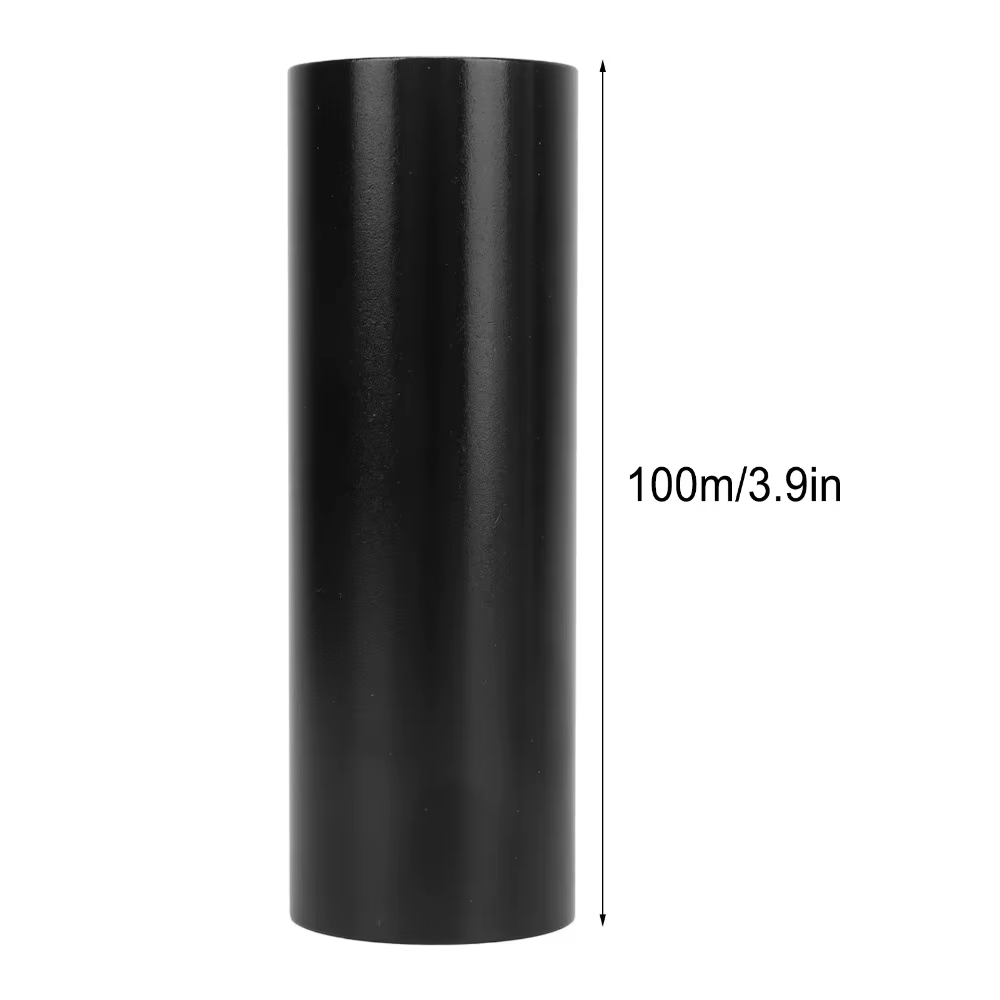 Entretoises de potence de vélo 100 mm légères noires en alliage d'aluminium pour fourches de 28