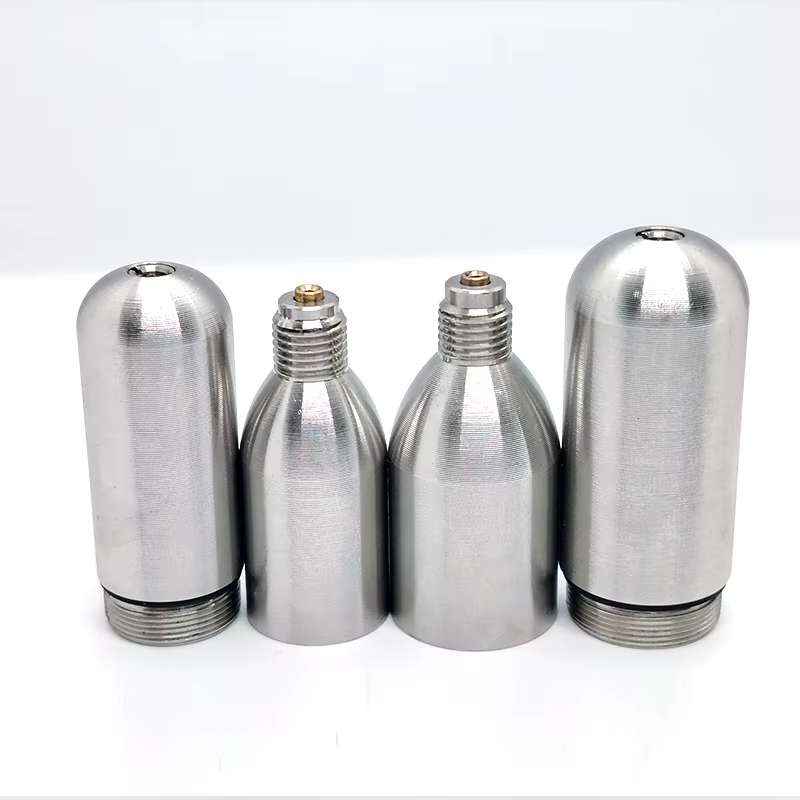 Cylindre de co2 Rechargeable 12g 16g cartouches de CO2 recharge gonfleur de CO2 pour pneus de vélo équipement de brassage avec filetage non fil