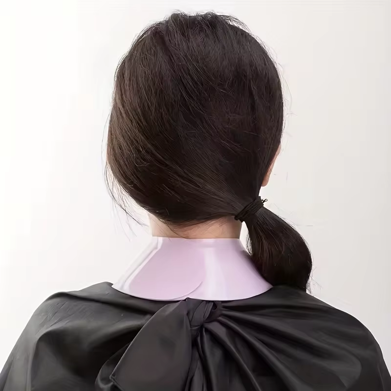 Cape de coiffure réglable en Silicone pour coloration et traitements chimiques, protecteur de cou professionnel réutilisable pour Salon