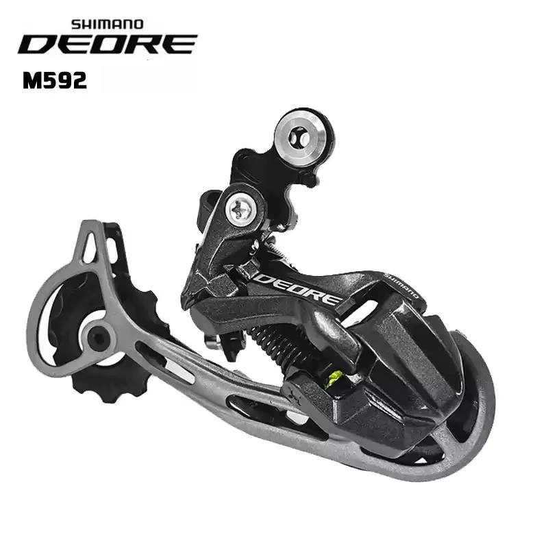 Dérailleur arrière Shimano RD-M592 Deore 9 vitesses Transmission à large plage pour VTT