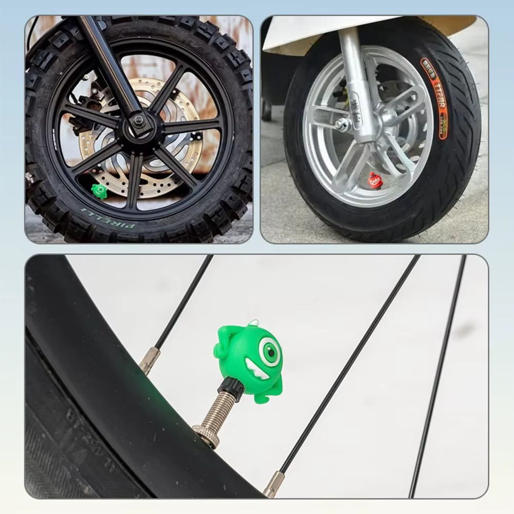1 pièce / 8 pièces Bouchon de valve universel pour vélo