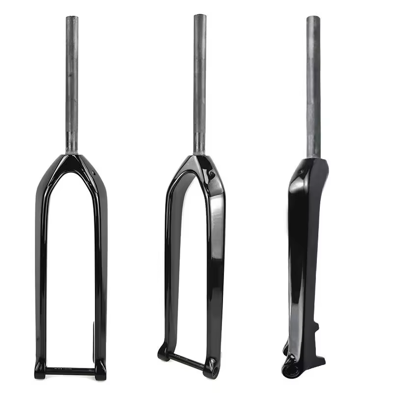 Fourche de vélo VTT FCFB à axe traversant Boost 15*110mm entièrement en fibre de carbone