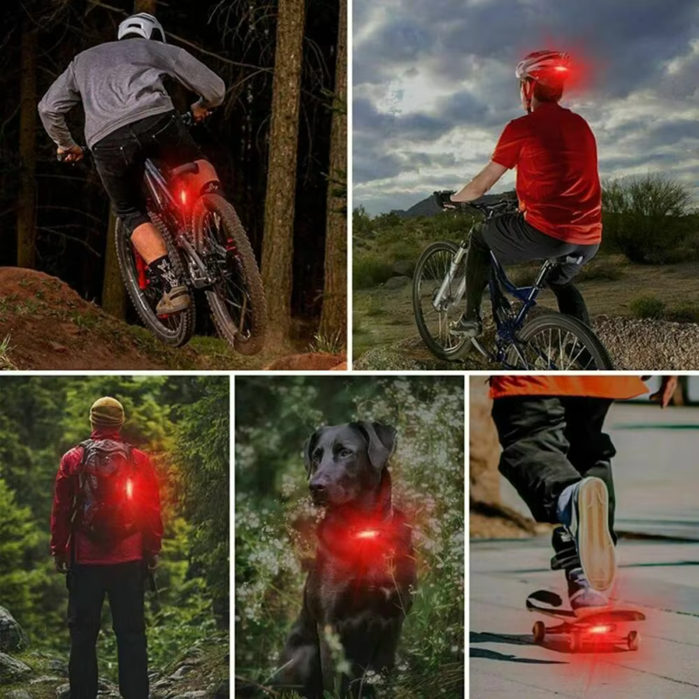 Feu arrière de vélo LED rechargeable par USB