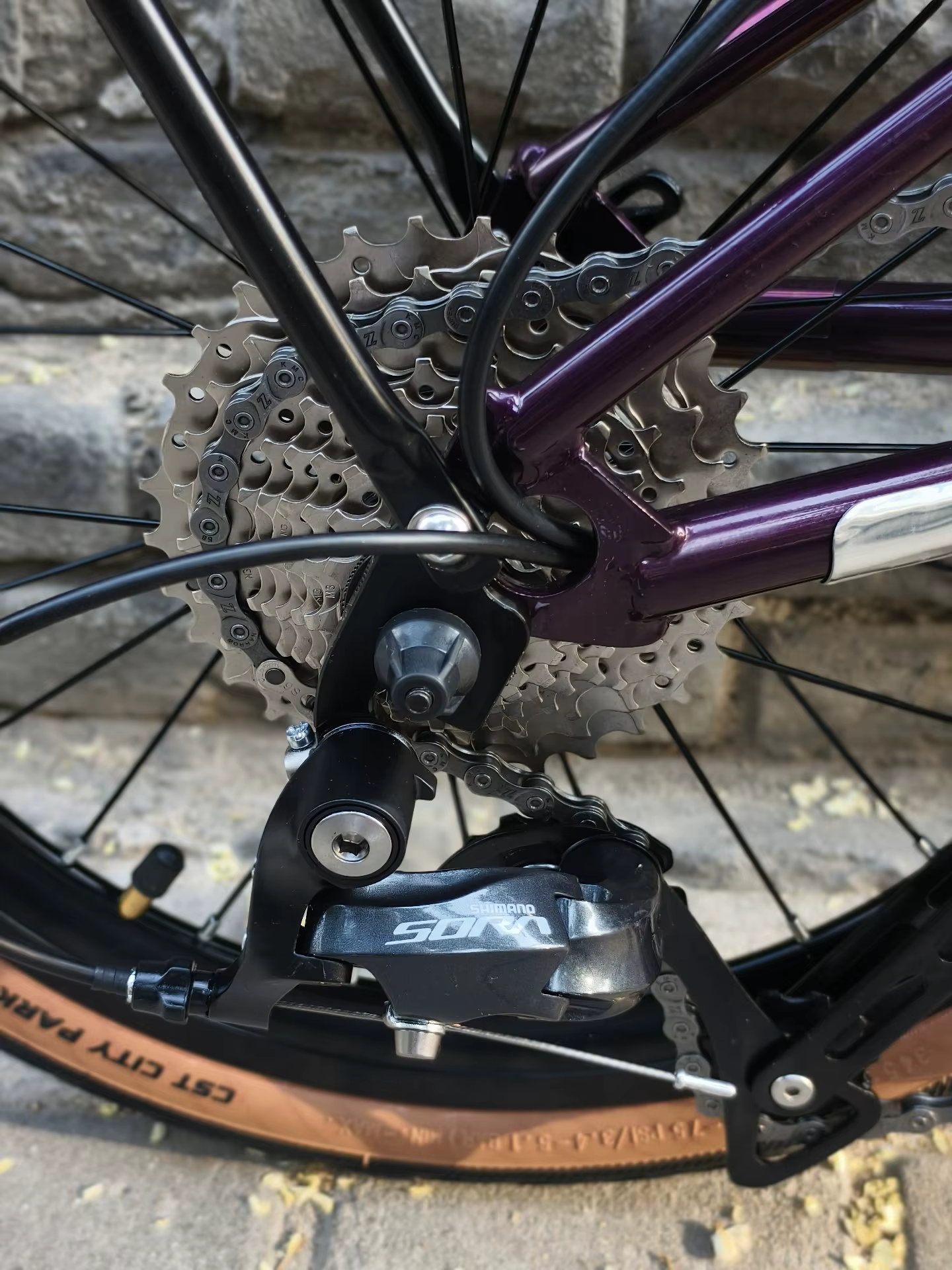 CRANSTON R9 violet 16 pouces 9 vitesses c-brake Portable 4130 CRMO Tri Fold cadre 349 roue rétro vélo pliant M /S guidon