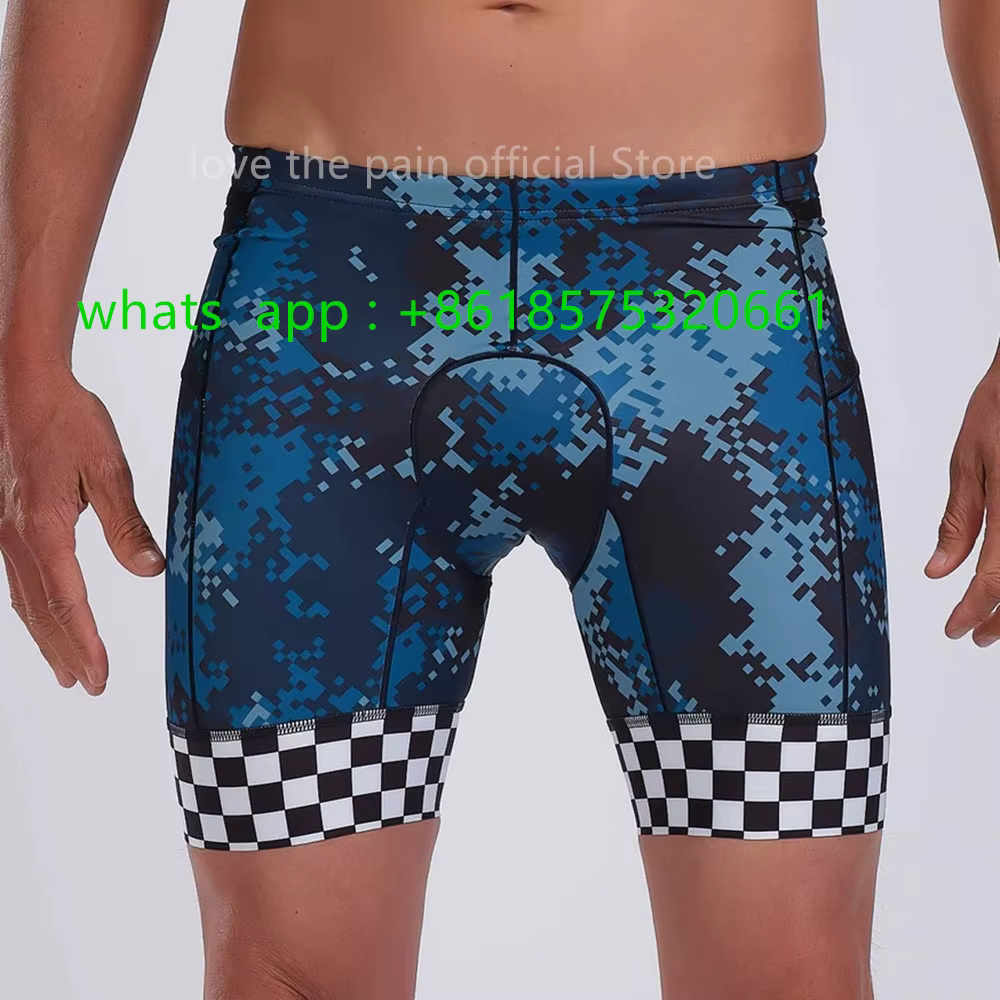 Zootekoi-Short de cyclisme sans bretelles pour homme