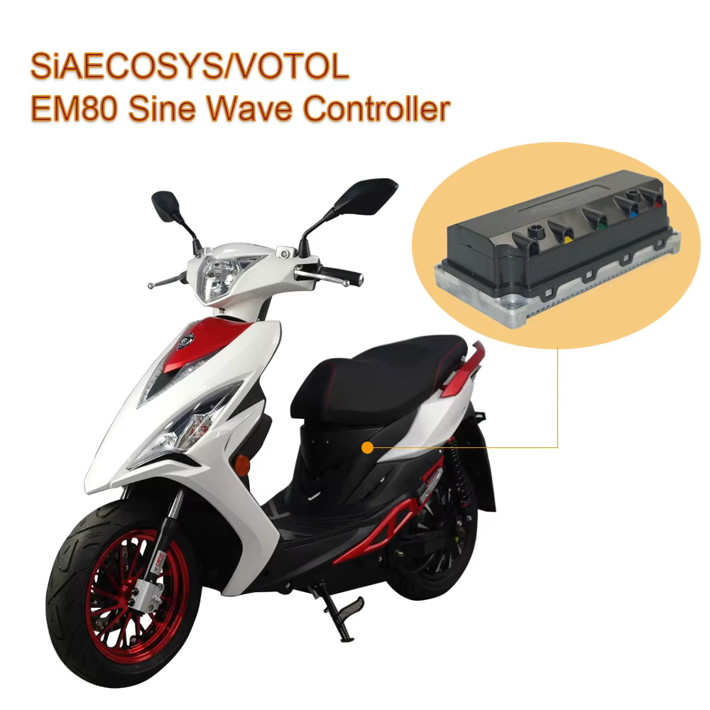 Contrôleur de scooter électrique VOTOL EM80GTSP LIN 4000W 72V 60A Boost 100A programmable