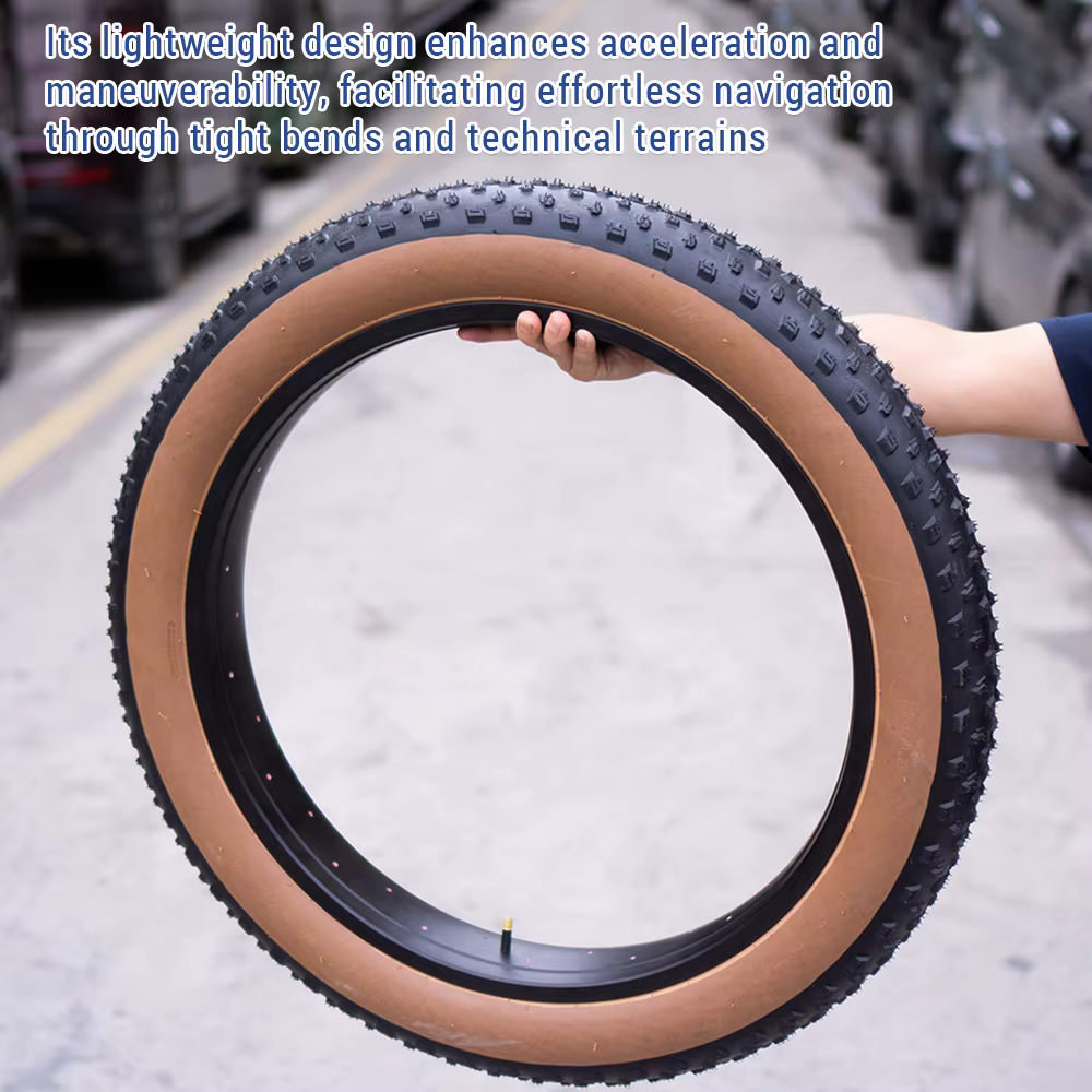 Fat Bike-Chambre à air en caoutchouc pliable pour vélo