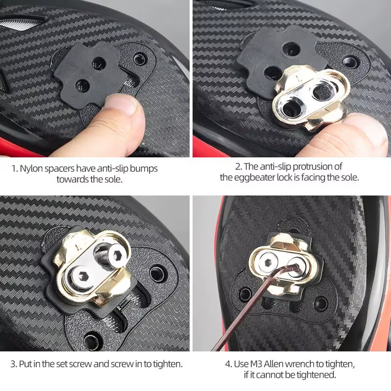 Crampons de pédales de vélo Premium