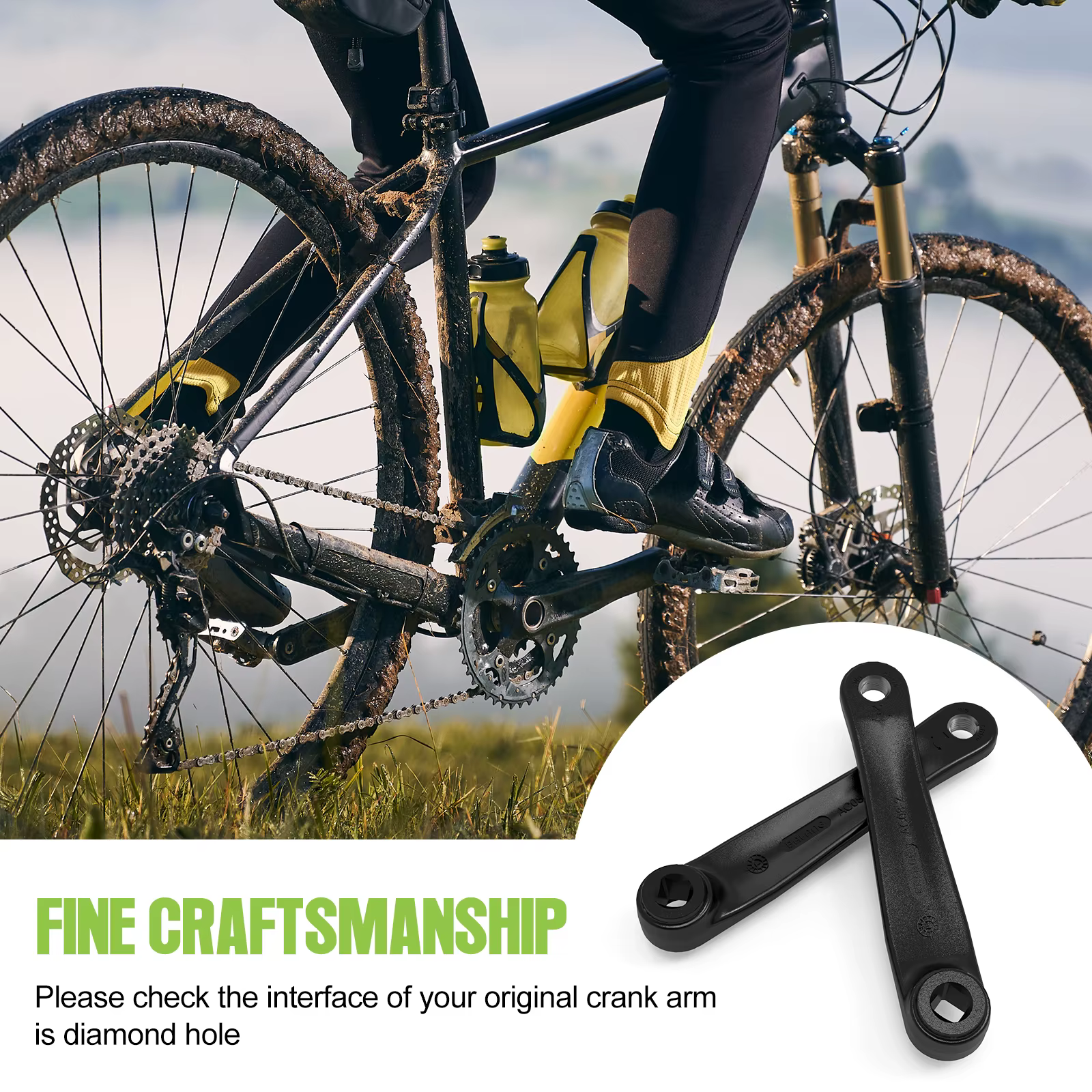 Manivelle BAFANG pour vélo électrique