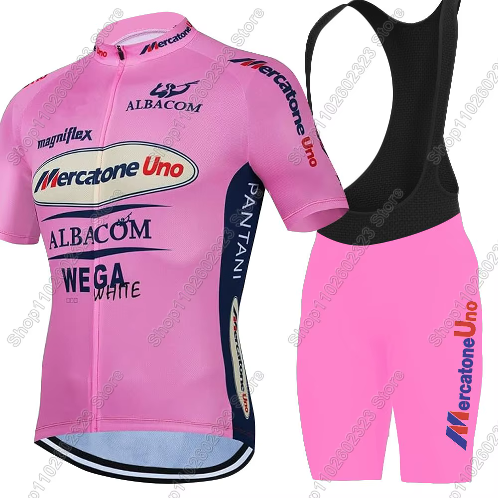 Maillot de cyclisme Mercatone Uno rose