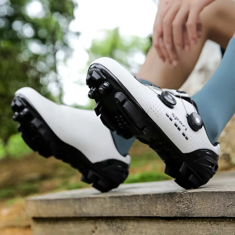 Nouvelles chaussures de cyclisme vtt femmes rose haute qualité antidérapant autobloquant