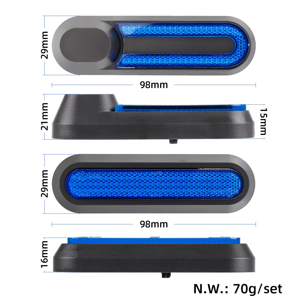 Autocollants réfléchissants pour Scooter électrique Xiaomi Mi 1S Pro 2 M365