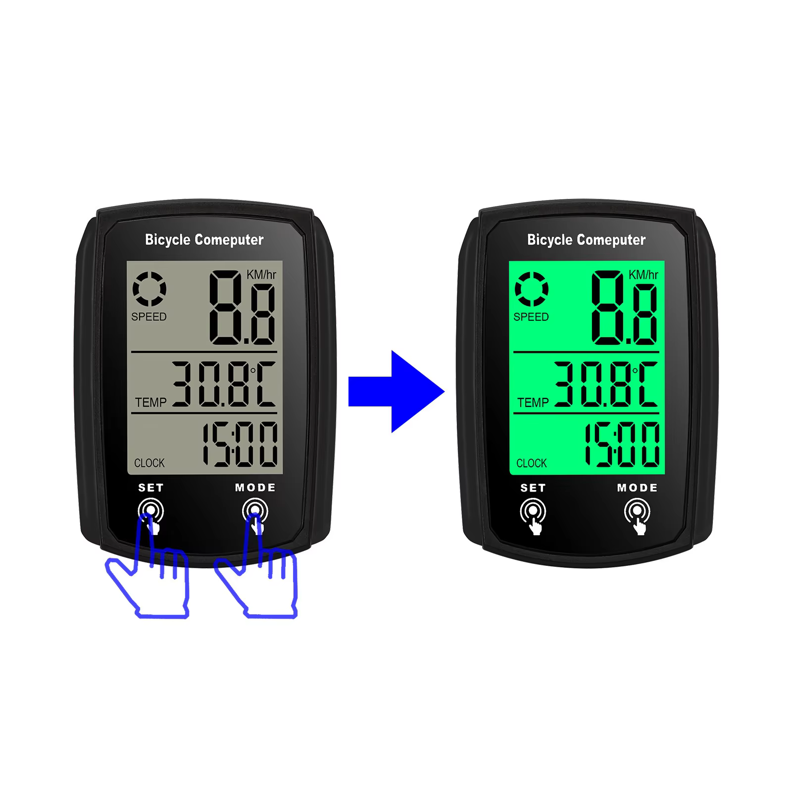 Compteur de vitesse filaire pour vélo