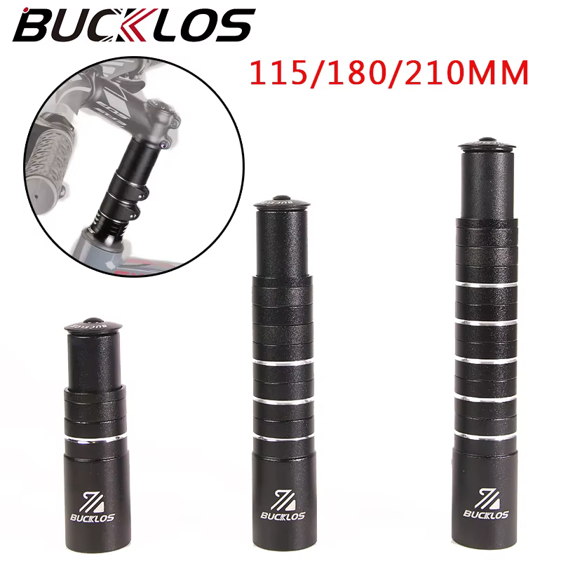 BUCKLOS tige de fourche de vélo montée jusqu'à 115mm 180mm 210mm