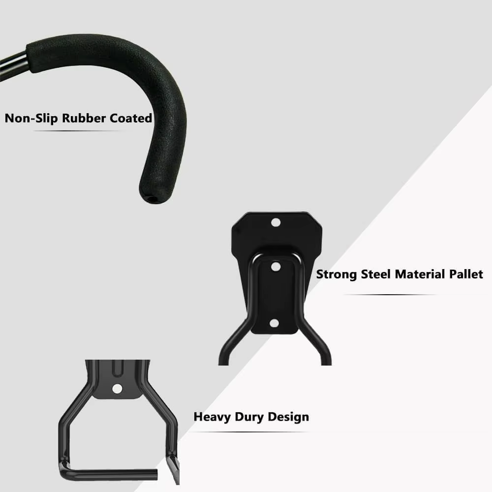 Support mural robuste pour vélo (1 ou 2 pièces)