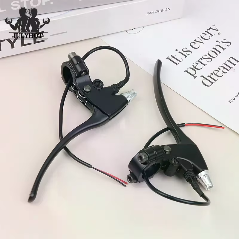1 paire de leviers de frein arrière de vélo électrique