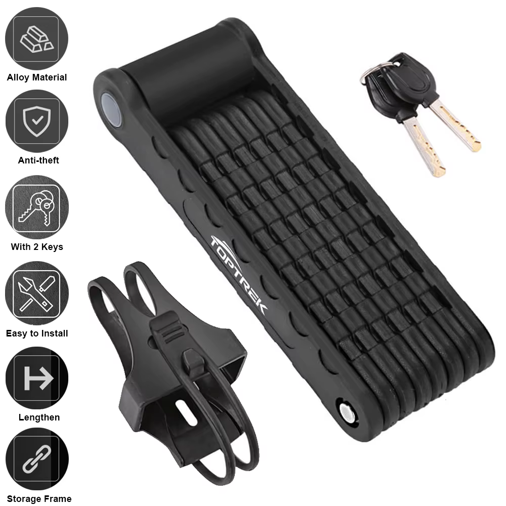 Toptrek serrure de vélo pliable