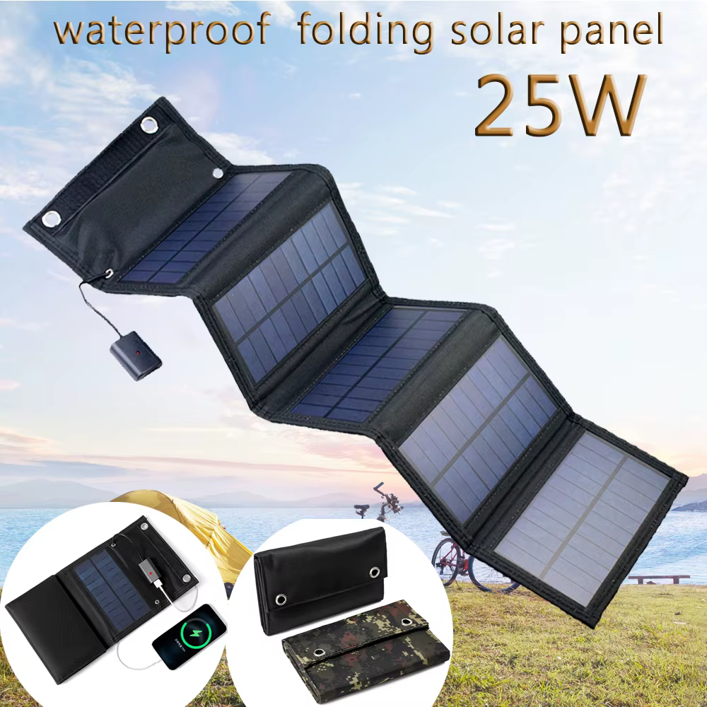 Panneau solaire pliable USB Portable