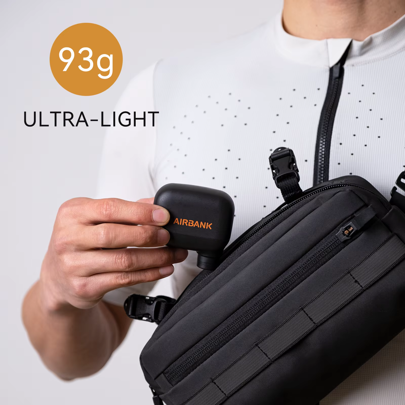 AIRBANK Pocket SE Mini pompe électrique Portable pour vélo sans fil pneu Presta Schrader Valve