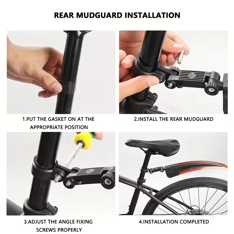 1 ensemble de garde-boue pour vélo de montagne et de route