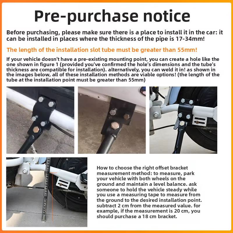 Support de support pour scooter électrique à une jambe