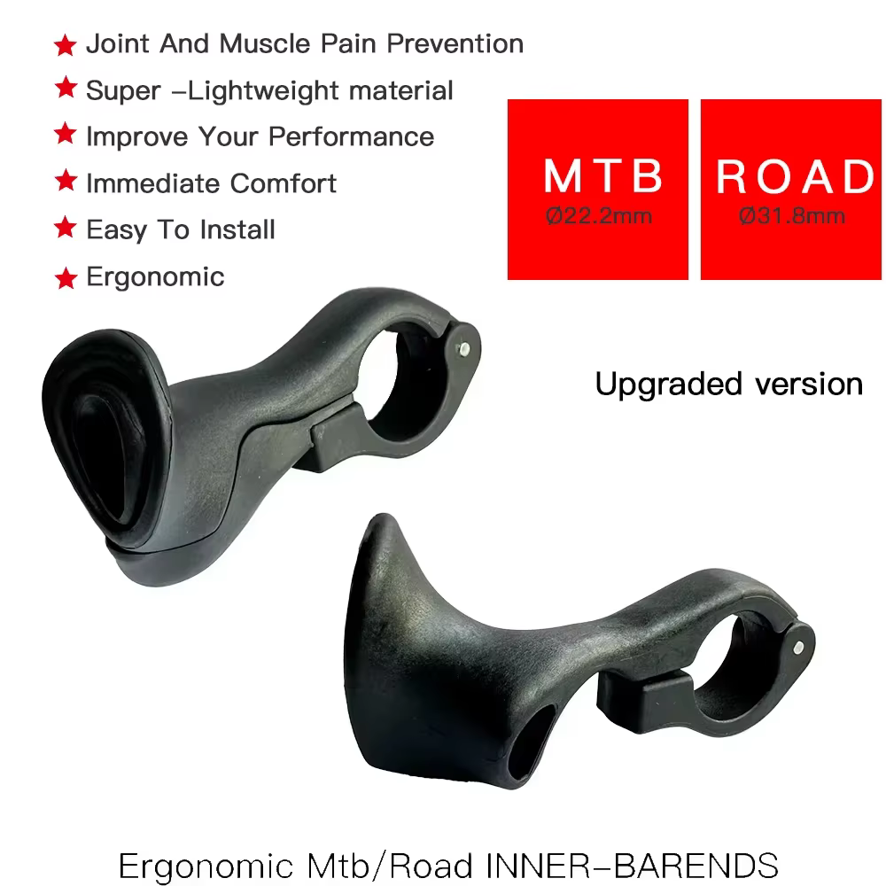 Embouts de guidon ergonomiques pour VTT