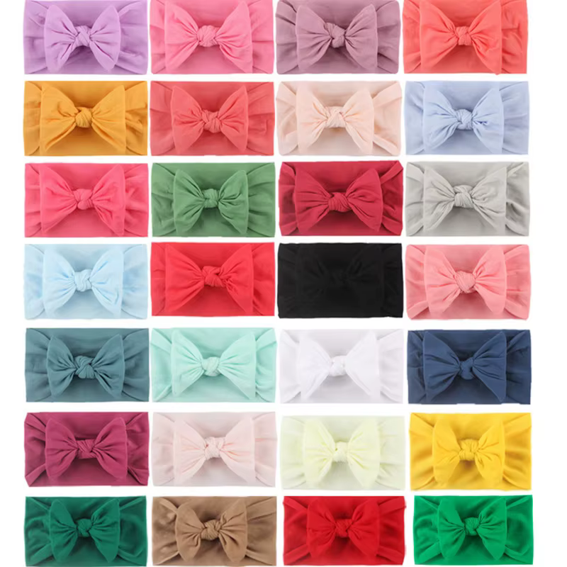 Bébé bandeau filles chapeaux accessoire de cheveux nœud noeud pansement infantile nouveau-né tout-petits vêtements enfants lapin oreille Photo accessoires