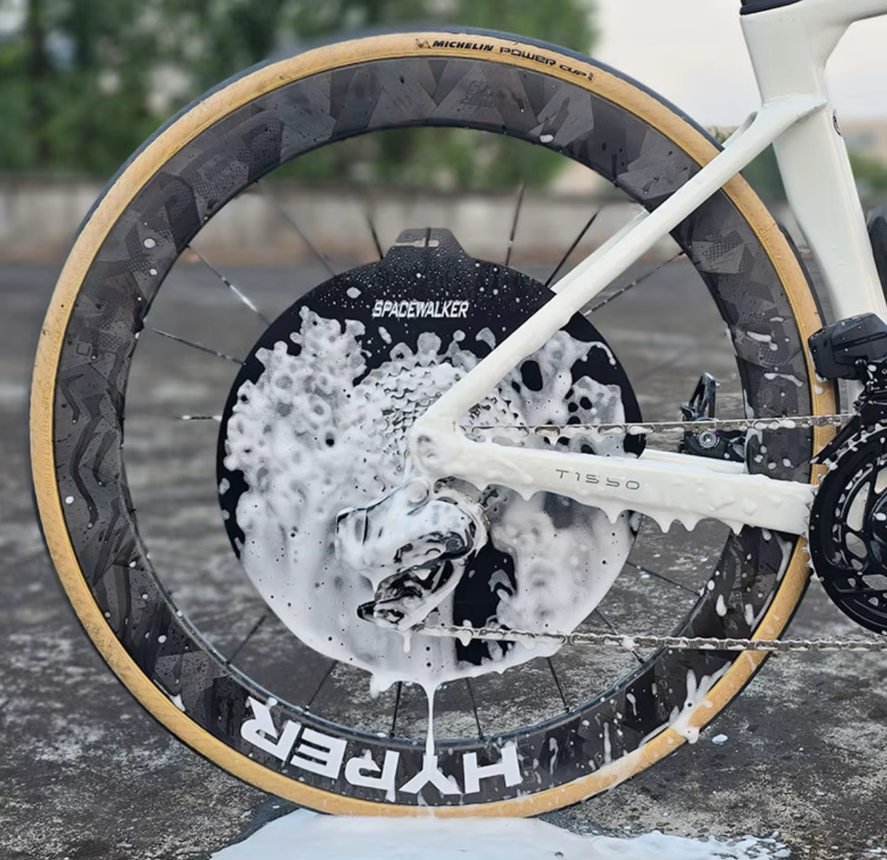 Couvercle de Protection de nettoyage de frein à disque de lavage de vélo et de moto