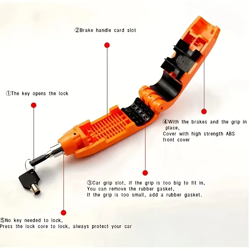 Mini véhicule électrique vélo antivol serrure Portable