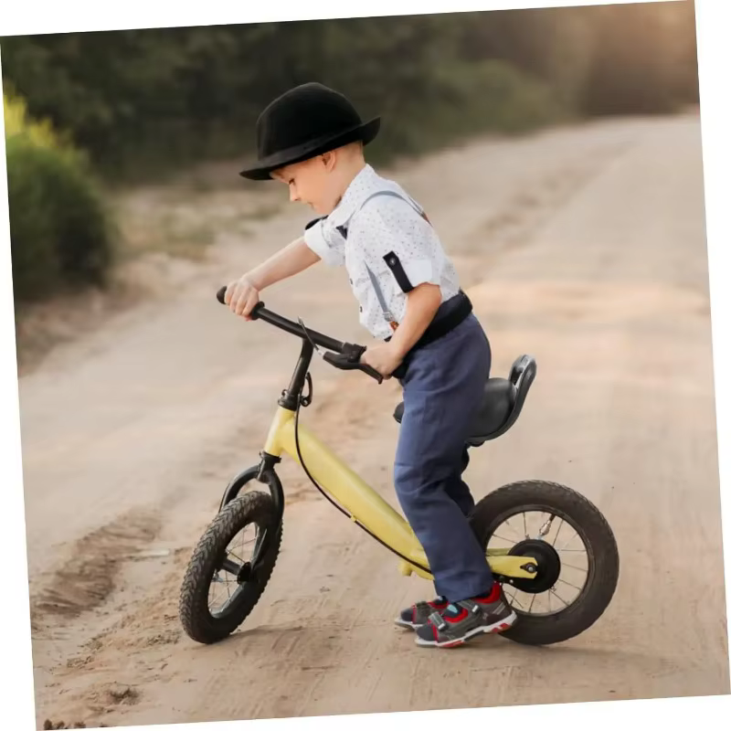Siège de vélo pour enfant en cuir PU