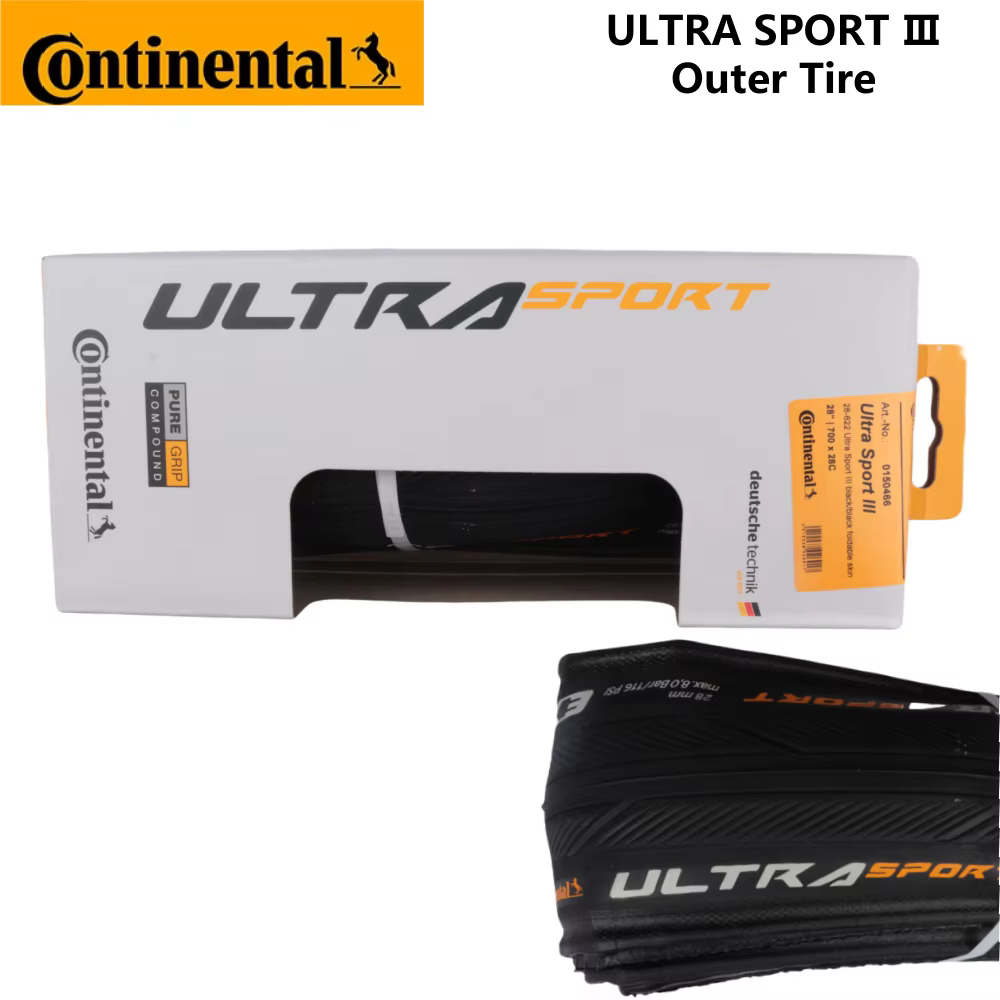 Continental ULTRA SPORT III pneu de route pliant 700x23C/25C/28C prévention des coups de couteau