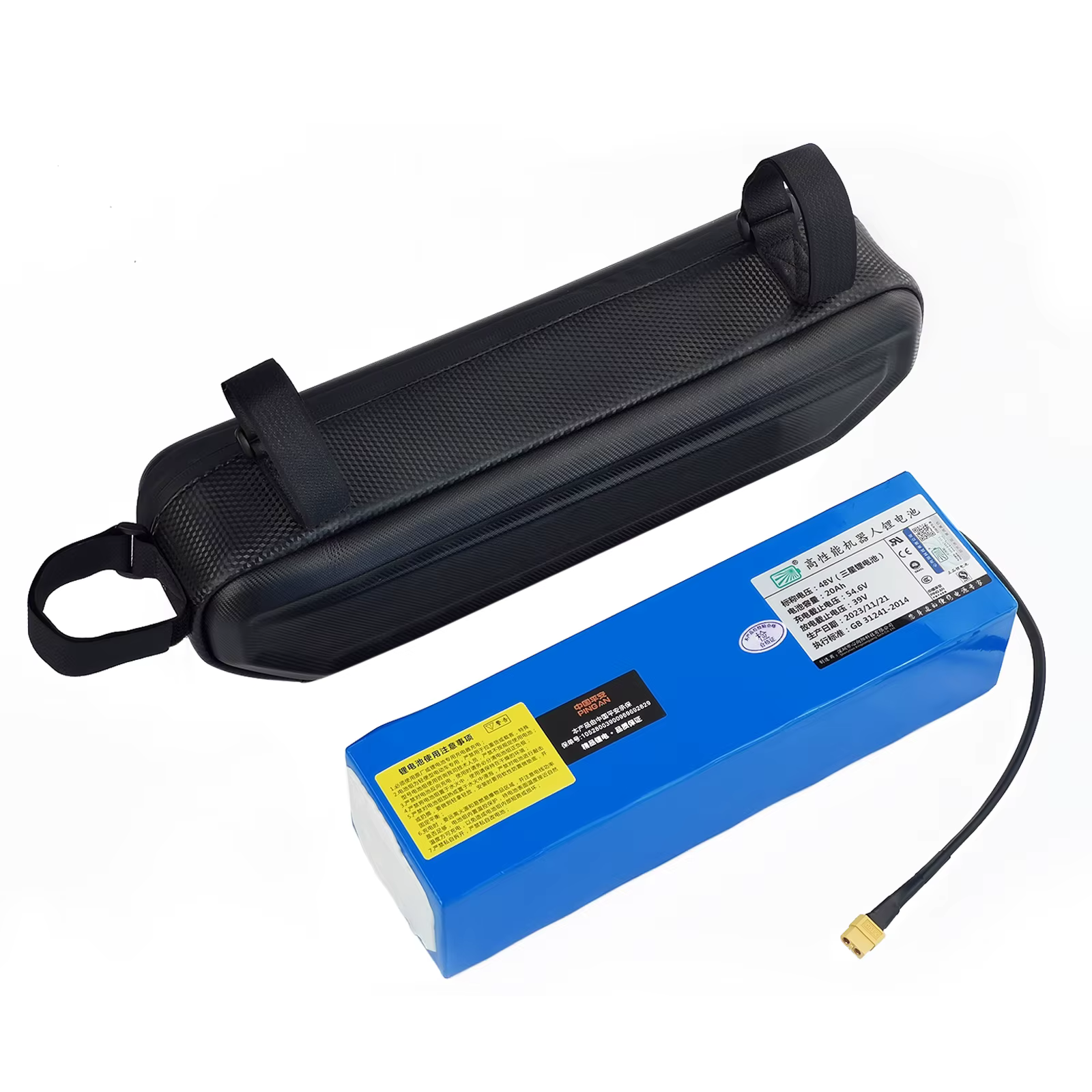 Batterie 48v Ebike 52v E vélo Lithium Ion remplacement petit sac batteries